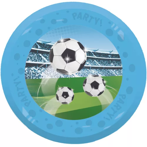 Focis Soccer Fans micro prémium műanyag lapostányér 4 db-os szett 21 cm
