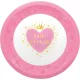 Hercegnők Little Princess micro prémium műanyag lapostányér 4 db-os szett 21 cm