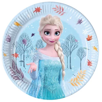   Disney Jégvarázs Idyllic Wonder papírtányér 8 db-os 20 cm FSC