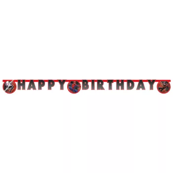 Pókember World of Webs Happy Birthday felirat FSC 2 m