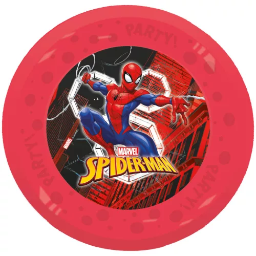 Pókember World of Webs micro prémium műanyag lapostányér 4 db-os szett 21 cm