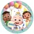 CoComelon Birthday papírtányér 8 db-os 23 cm FSC