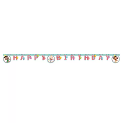 CoComelon Birthday felirat 200 cm FSC