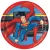 Superman Krypton papírtányér 8 db-os 23 cm FSC