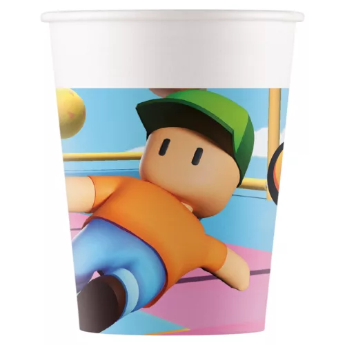 Stumble Guys Chaos Runner papír pohár 8 db-os 200 ml FSC
