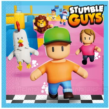 Stumble Guys Chaos Runner szalvéta 20 db-os 33x33 cm FSC