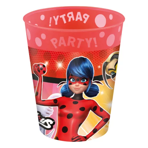 Katicabogár és Fekete macska kalandjai Hero micro prémium műanyag pohár szett 4 db-os 250 ml