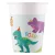 Dinoszaurusz Party papír pohár 8 db-os 200 ml FSC