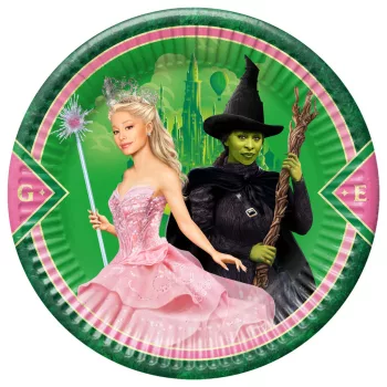 Wicked For Good papírtányér 8 db-os 23 cm FSC