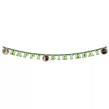 Wicked For Good Happy Birthday felirat 200 cm FSC