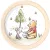 Disney Micimackó Loves Nature papírtányér 8 db-os 23 cm FSC