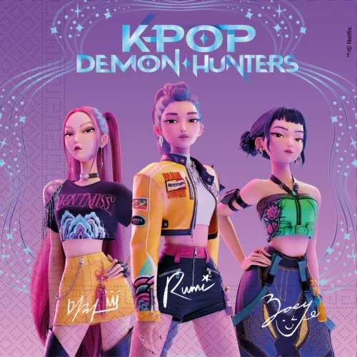 K-pop Démonvadászok Honmoon szalvéta 20 db-os 33x33 cm FSC