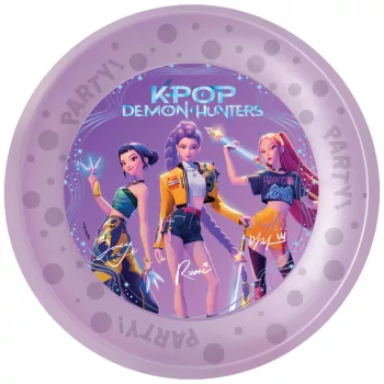   K-pop Démonvadászok Honmoon micro prémium műanyag lapostányér 4 db-os szett 21 cm