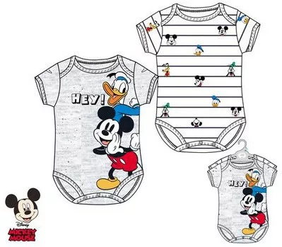 Disney Mickey Donald baba body, kombidressz 2 db-os szett
