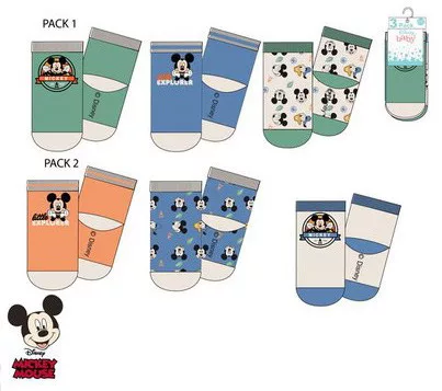 Disney Mickey Explorer baba zokni 0-12 hó