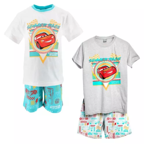 Disney Verdák Summer Race gyerek rövid pizsama 3 - 8 év / 98 - 128 cm