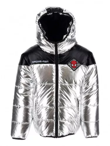 Pókember Silver gyerek bélelt kabát 3 - 8 év / 98 - 128 cm