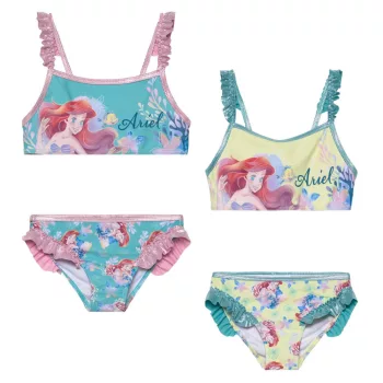  Disney Hercegnők Ariel gyerek fürdőruha, bikini 3 - 6 év / 98 - 116 cm