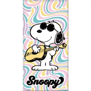   Snoopy Guitar fürdőlepedő, strand törölköző 70x140cm (Fast Dry)