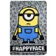 Minyonok Happy Face polár takaró 100x150 cm