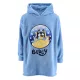 Bluey Stars belebújós plüss polár takaró, poncsó 6/8 év