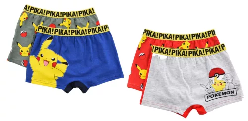 Pokémon Pika gyerek boxeralsó 2 darab/csomag 4 - 10 év / 104 - 140 cm