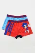 Sonic a sündisznó Face gyerek boxeralsó 2 darab/csomag 3 - 8 év / 98 - 128 cm