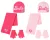 Barbie Pink gyerek sapka + sál + kesztyű szett 52-54 cm