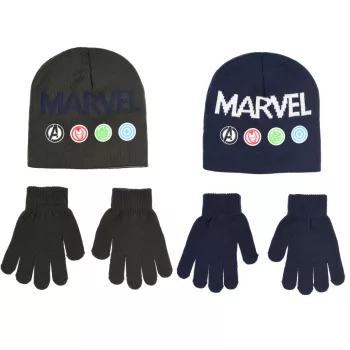 Bosszúállók Marvel gyerek sapka + kesztyű szett 52-54 cm