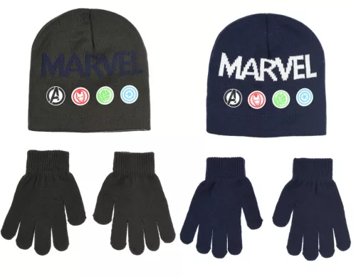 Bosszúállók Marvel gyerek sapka + kesztyű szett 52-54 cm