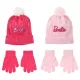 Barbie Pink flitteres gyerek sapka + kesztyű szett 52-54 cm