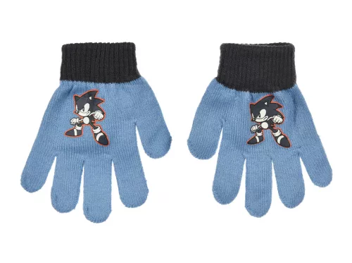 Sonic a sündisznó Ready Blue gyerek kesztyű