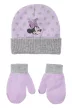 Disney Minnie Dots baba sapka + kesztyű szett 48-50 cm