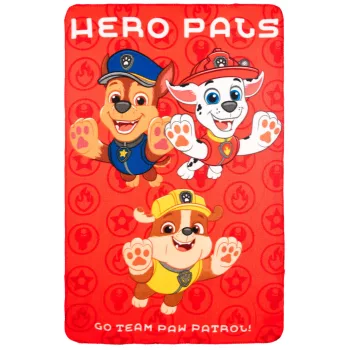 Mancs Őrjárat Hero Pals polár takaró 100x150cm