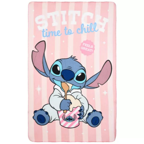 Disney Lilo és Stitch, A csillagkutya Time to Chill polár takaró 100x150cm