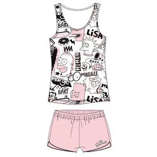 A Simpson család Pink női rövid pizsama S-XL