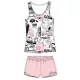 A Simpson család Pink női rövid pizsama S-XL