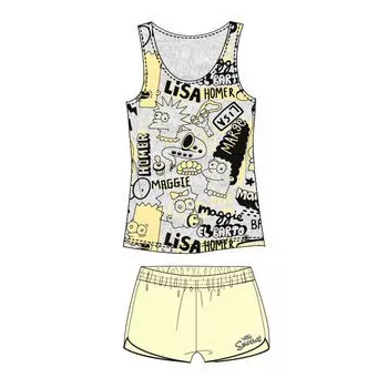 A Simpson család Yellow női rövid pizsama S-XL