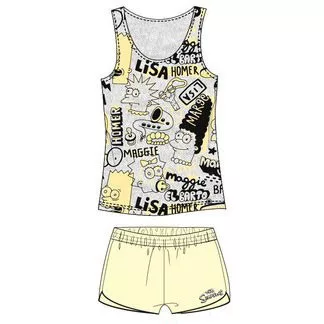 A Simpson család Yellow női rövid pizsama S-XL