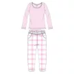 Ushuaia Pink Plaid, Rózsaszín jegesmedve női pizsama S-XXL