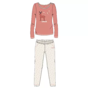 Ushuaia Szarvas Fawn női hosszú pizsama S-XXL