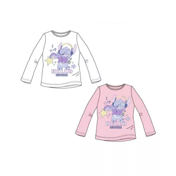   Disney Lilo és Stitch, A csillagkutya Universe gyerek hosszú póló, felső 3 - 8 év / 98 - 128 cm