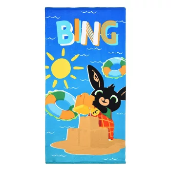   Bing Sandcastle fürdőlepedő, strand törölköző 70x140 cm (Fast Dry)