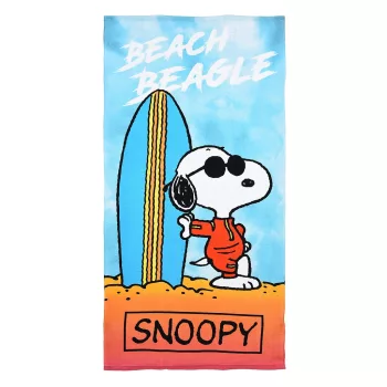   Snoopy Beach Beagle fürdőlepedő, strand törölköző 70x140cm (Fast Dry)