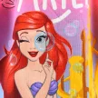 Disney Hercegnők Ariel Pink strand törölköző poncsó 55x110 cm (Fast Dry)
