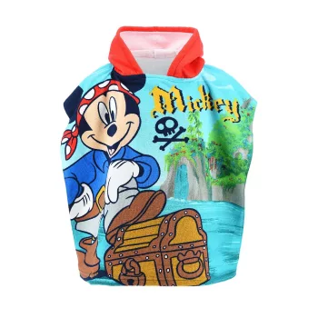   Disney Mickey Pirate strand törölköző poncsó 55x110 cm (Fast Dry)