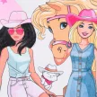 Barbie Country kéztörlő, arctörlő, törölköző 40x30 cm