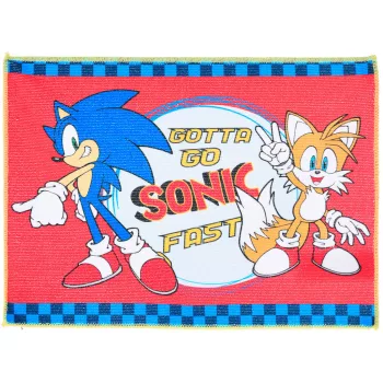   Sonic a sündisznó Gotta Go kéztörlő, arctörlő, törölköző 40x30 cm