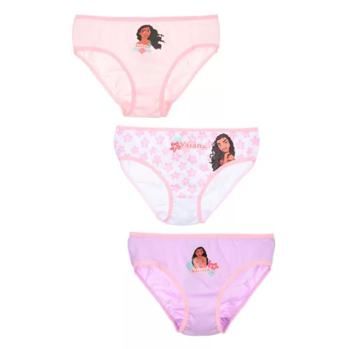 Disney Vaiana Flowers gyerek fehérnemű, bugyi 3 darab/csomag 3 - 8 év / 98 - 128 cm