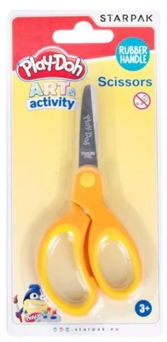 Play-Doh Yellow papírvágó olló 13 cm